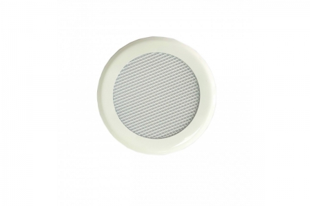 Решетка на магнитах КР-100 ОК метал. белая с фланцем и обратным клапаном